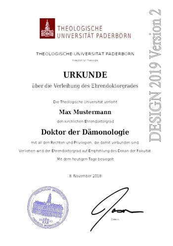 Doktortitel, Ehrendoktortitel, Professortitel, Diplom
