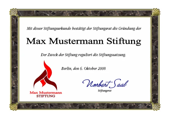 Stiftung gründen